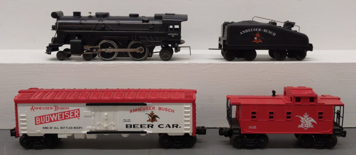 Lionel 6-11775 Anheuser Busch O Gauge Steam Train Set EX/Box