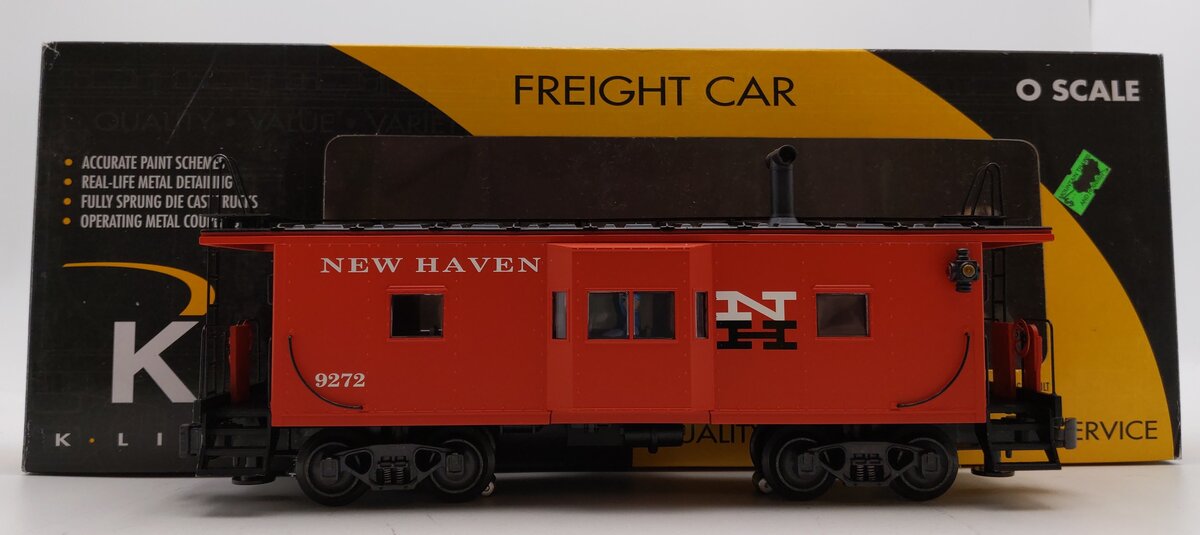 K-Line K612-1791 New Haven Bay Window Caboose EX/Box