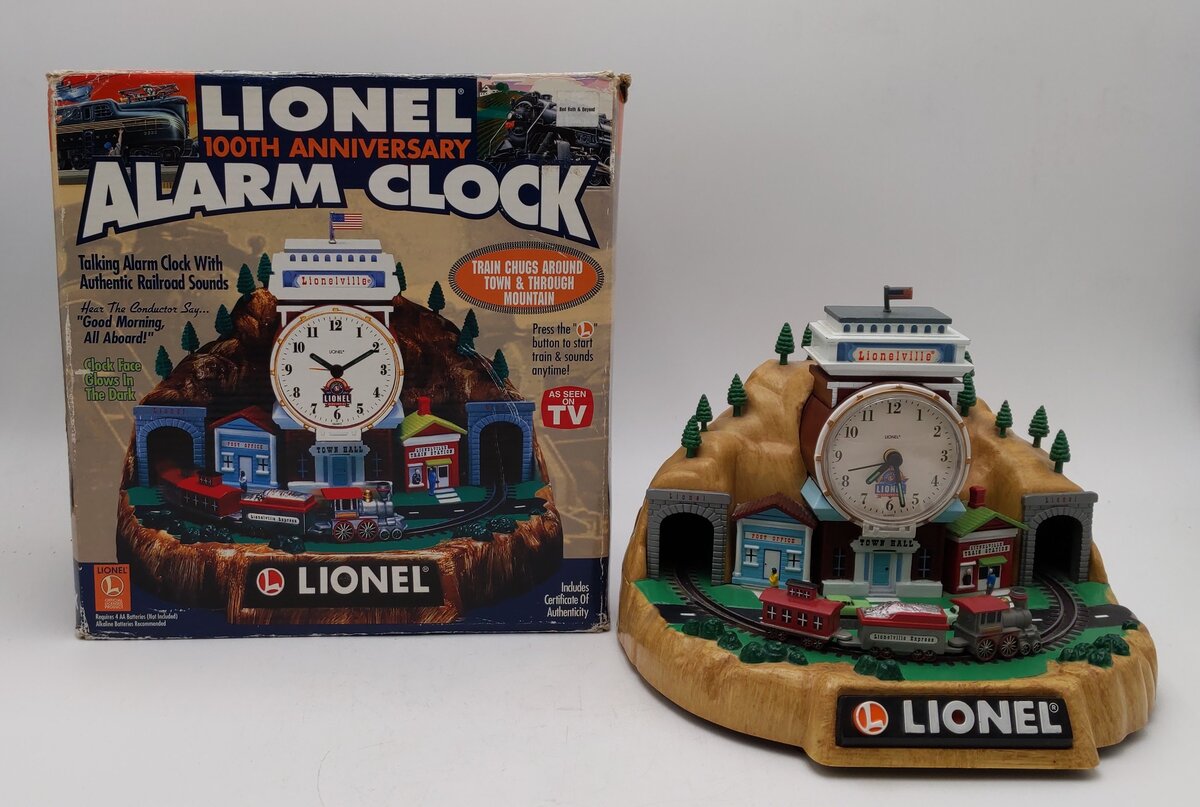 Lionel 7401 100th Anniversary Animated Alarm Clock LN/Box