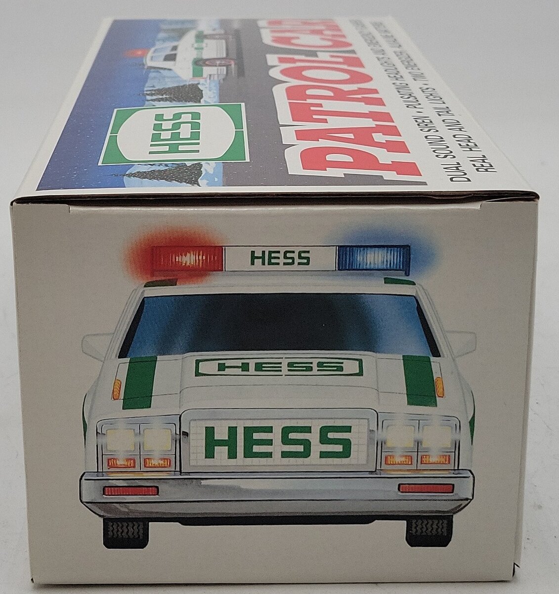 Hess 1993 White Patrol Car 