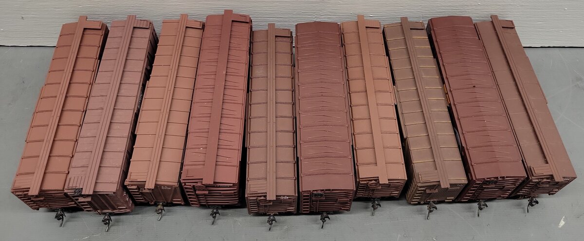 Accurail & Other HO Scale Assorted Boxcars #26091, #5286, #522368, #68299 [10] VG