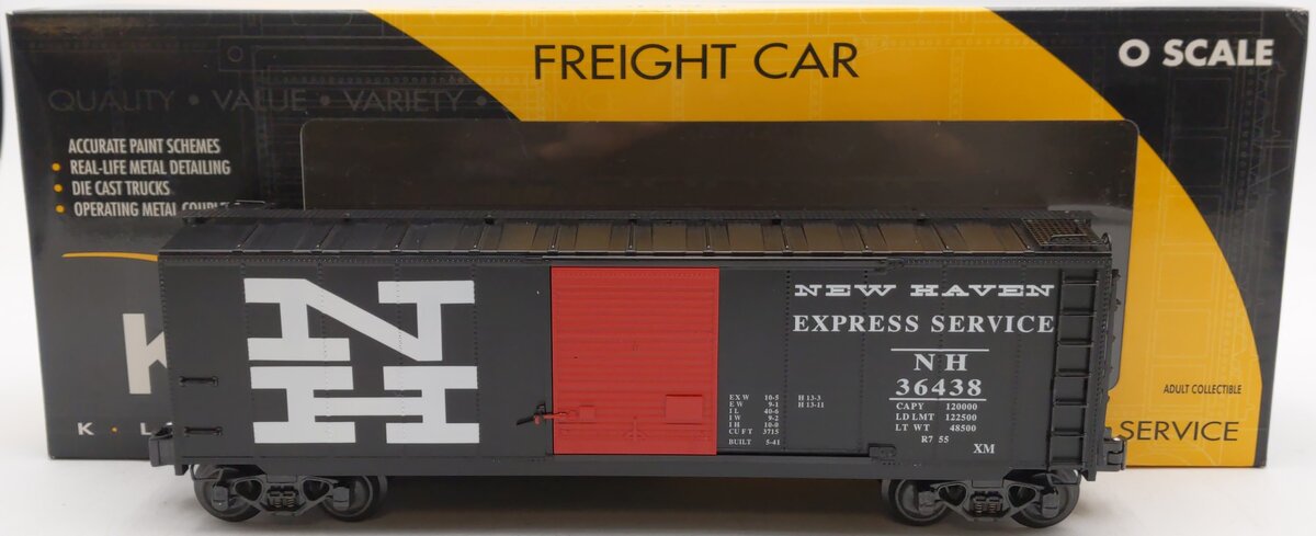 K-Line K761-1792 O Gauge New Haven Express Service Boxcar #36438 EX/Box