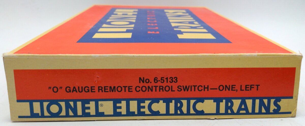 Lionel 6-5133 O Left Hand Remote Control Switch Turnout VG/Box