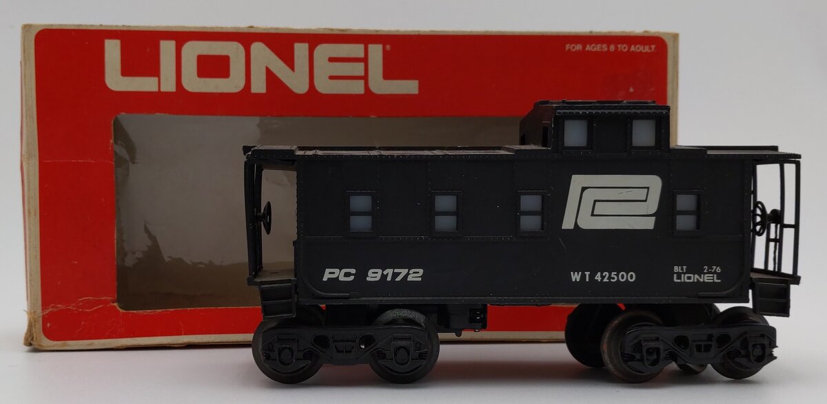 Lionel 6-9172 O Gauge Penn Central Lighted Caboose #9172 VG/Box