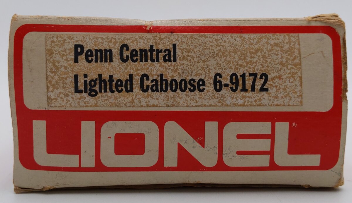 Lionel 6-9172 O Gauge Penn Central Lighted Caboose #9172 VG/Box