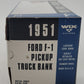 Ertl F250 1:24 Scale WIX 1951 Ford Pickup Truck LN/Box