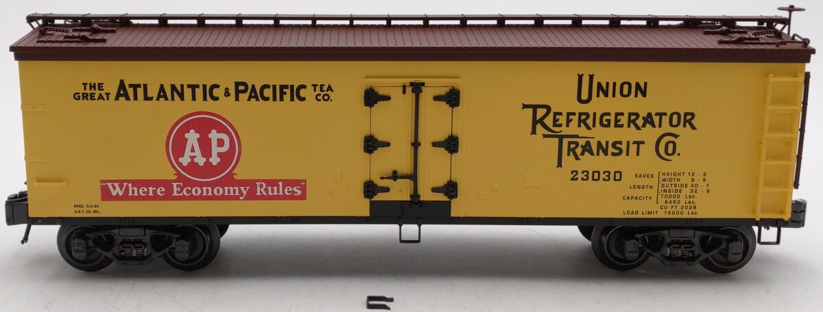 K-Line K742-8020 O Atlantic & Pacific Tea Co. Woodside Refrigerator Car #23030 EX/Box