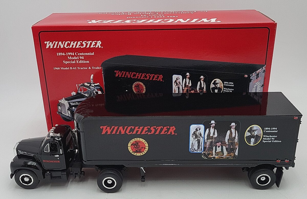Winchester Station 18-1320 Die-cast 1:34 Scale 1960 Model B-61 Tractor Trailer LN/Box