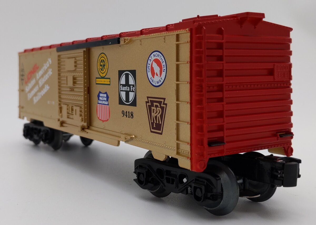 Lionel 6-9418 O Gauge Famous American Railroads Commemorative Boxcar LN
