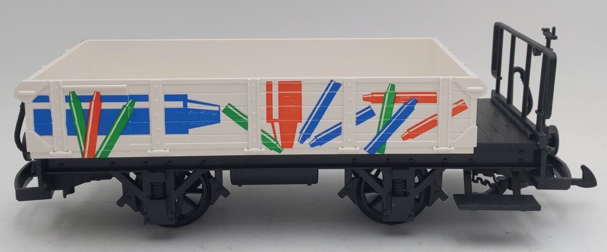 LGB Toy Train System 94805 G Scale Gondola w/ Crayons LN/Box