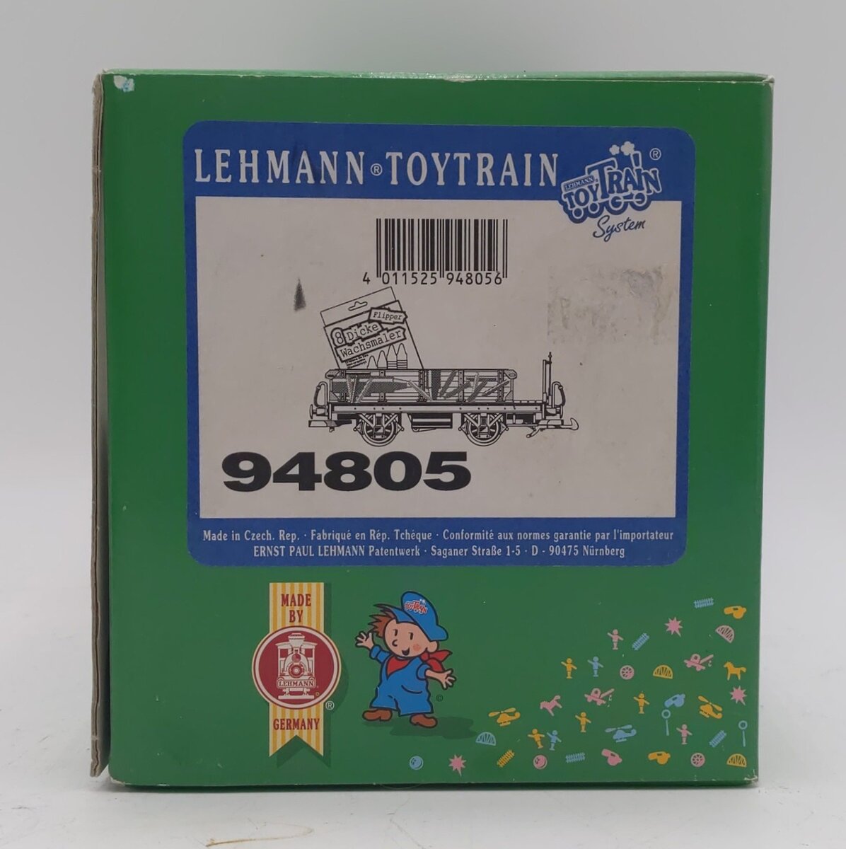 LGB Toy Train System 94805 G Scale Gondola w/ Crayons LN/Box