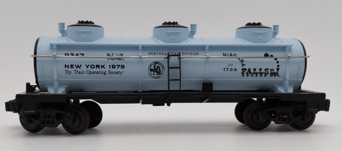 Lionel 6-9347 O Gauge TTOS 1979 Niagara Falls Triple Dome Tank Car LN/Box
