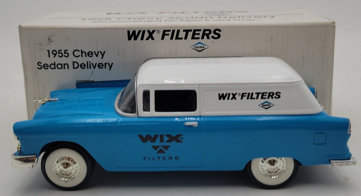 Ertl 1:25 1955 Blue Chevy Sedan Delivery Coin Bank LN/Box