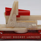 Marx Vintage HO Scale Atomic Rocket Launcher Flat Car #X-1960 VG