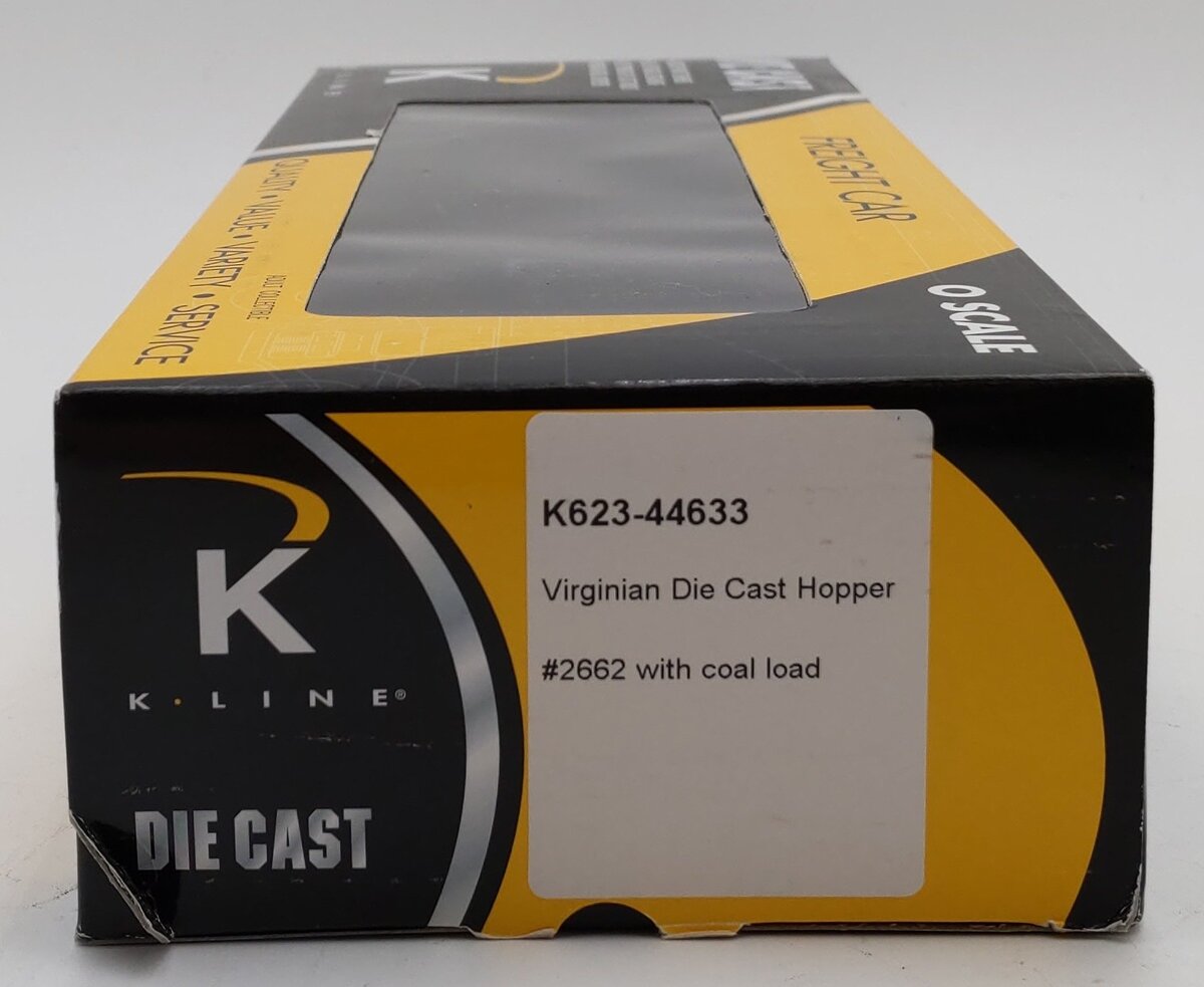 K-Line K623-44633 Virginian Diecast Hopper w/Load LN/Box