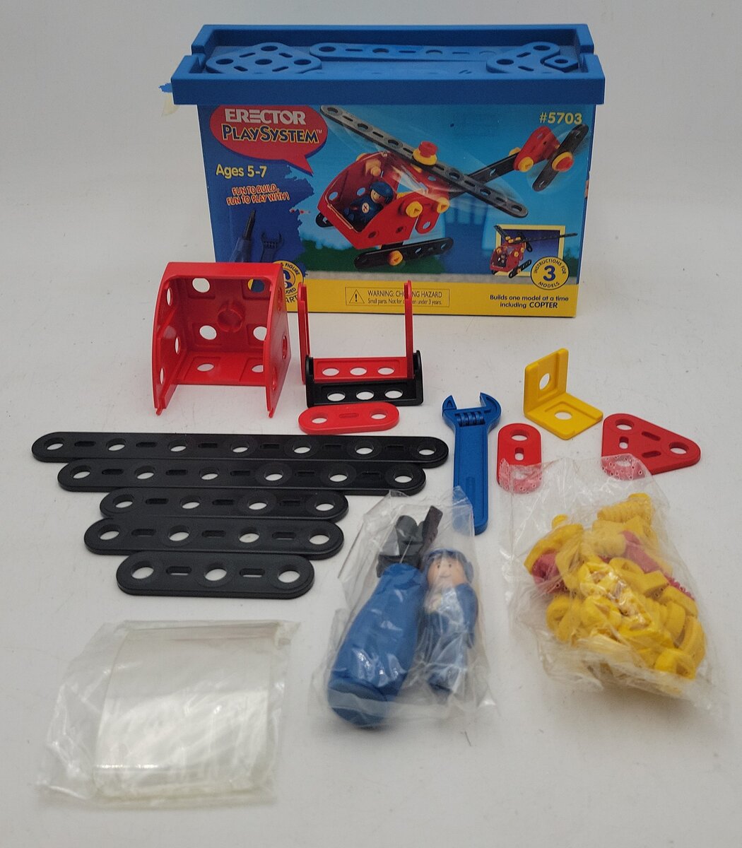 Erector 5703 Play System Helicopter LN/Box