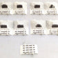 Lionel FasTrack Assorted Bumper & Straight Track Sections [13] EX