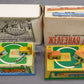 Vintage Tin Wind Up Train Stations; MS279 [2] EX/Box