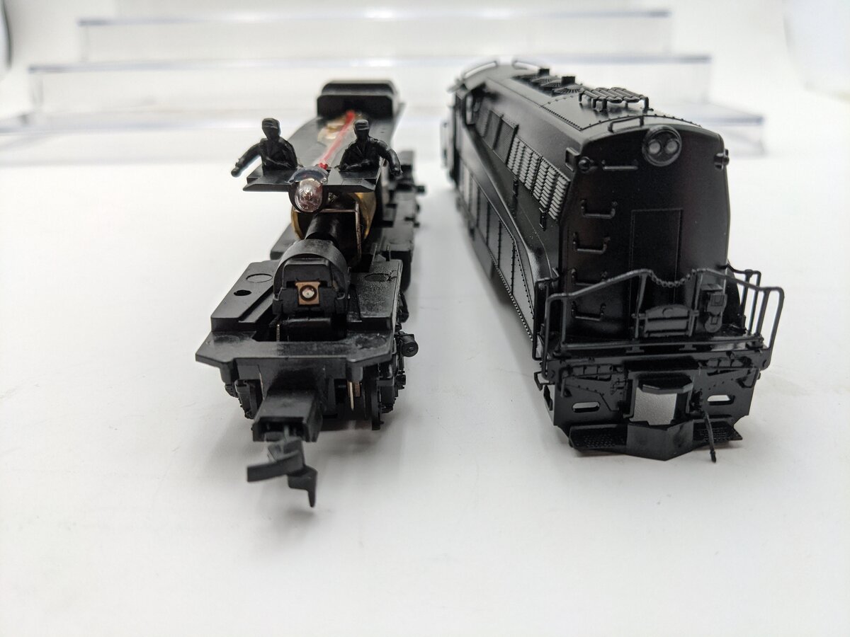 Proto 2000 8698 HO Scale Undecorated Black BL2 Diesel Locomotive EX/Box
