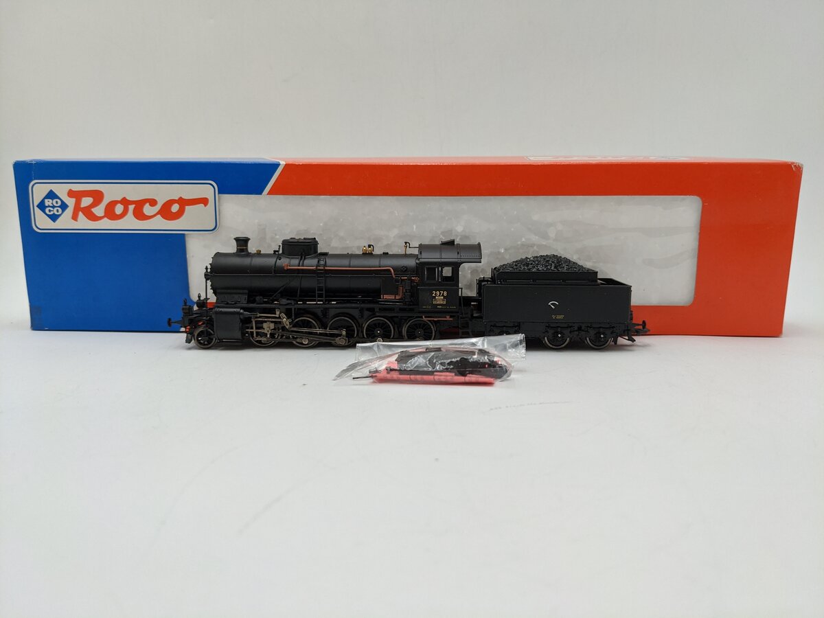 Roco 43335 HO SBB Steam Locomotive & Tender #2578 EX/Box