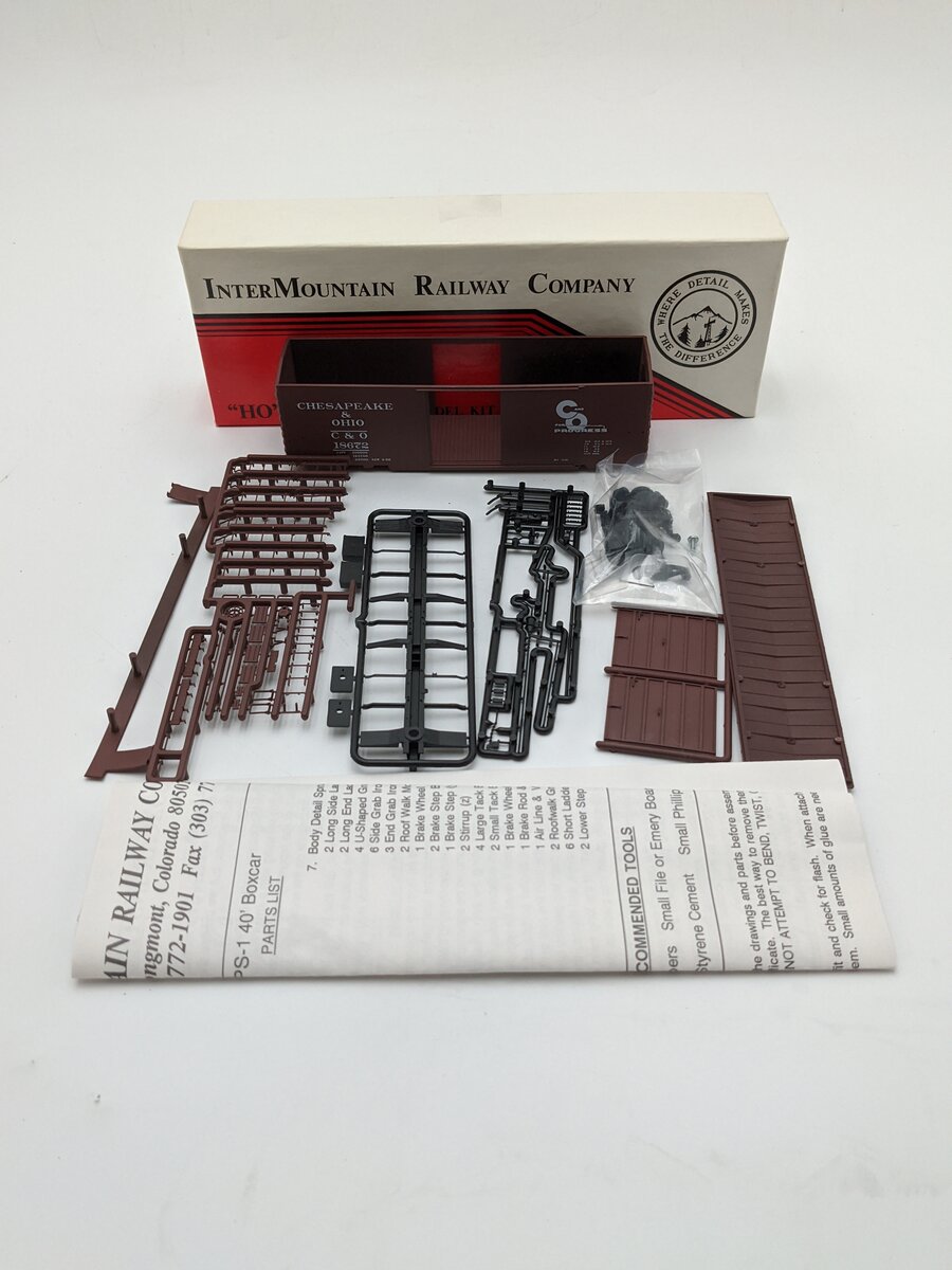 InterMountain 40455-04 HO Chesapeake & Ohio 40’ PS-1 Box Car #18672 EX/Box