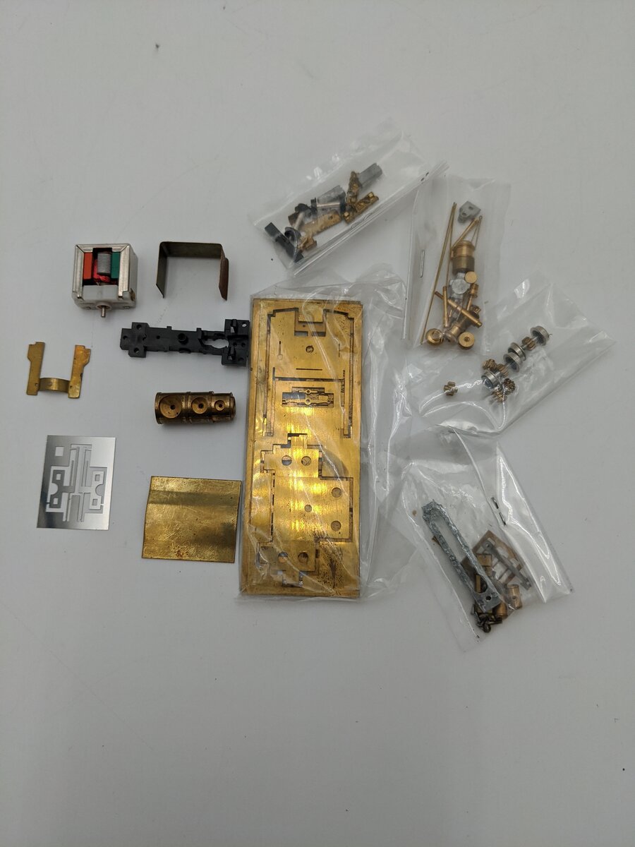 Joe Works HOn30  Brass Forney Steam Locomotive- Unassembled Kit VG/Box