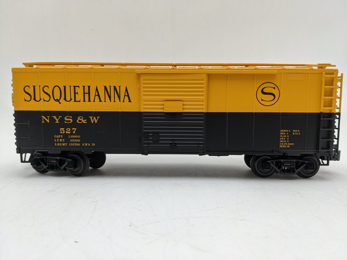 Atlas 2002219-2 O New York Susquehanna & Western Boxcar #527 (3 Rail) EX/Box