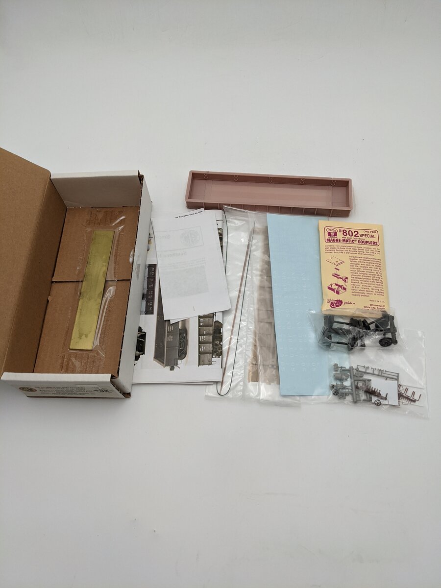 Smokey Mountain Miniatures 64-G1 S Scale SR 11-Rib Low Side Gondola EX/Box