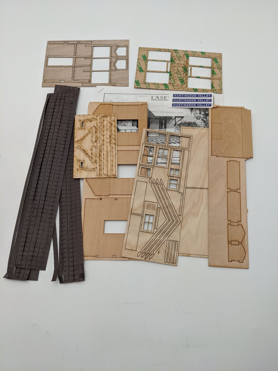 Branchline Trains 462 O Scale Flag Stop Building Kit EX/Box