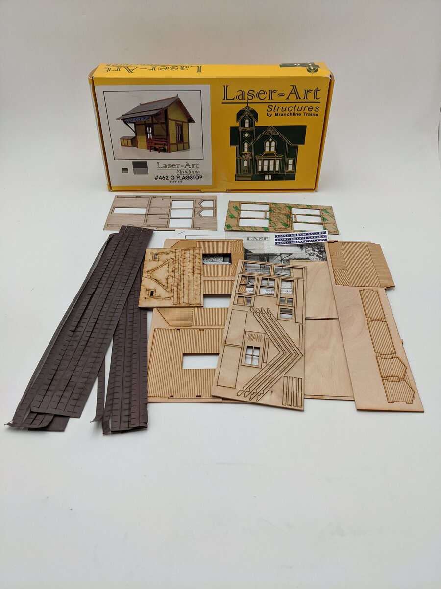 Branchline Trains 462 O Scale Flag Stop Building Kit EX/Box