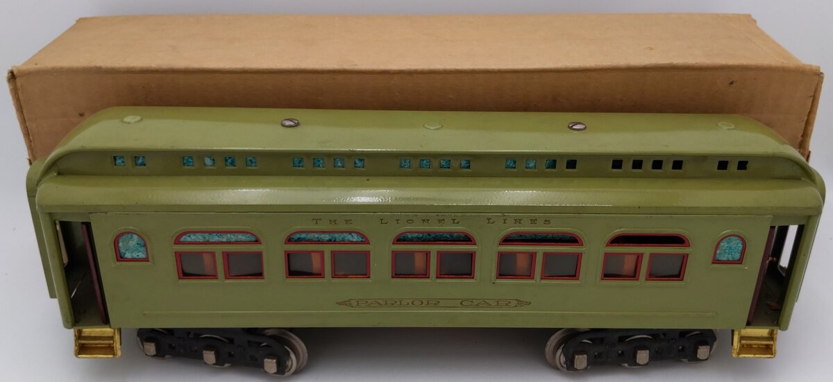 Lionel 419 Vintage Standard Gauge Parlor Car VG/Box