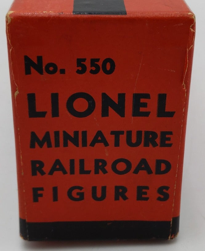 Lionel 550 Standard Gauge Prewar Miniature Railroad Figures (6) VG/Box