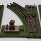 Lionel 222 Vintage Standard Gauge Left & Right Remote Control Switches [3] VG/Box