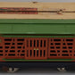 Lionel 213 Vintage Standard Gauge Tera Cotta & Green Cattle Car VG/Box