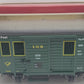 LGB 3019 G Scale Mail Post Car with Lights (Metal Wheels) EX/Box