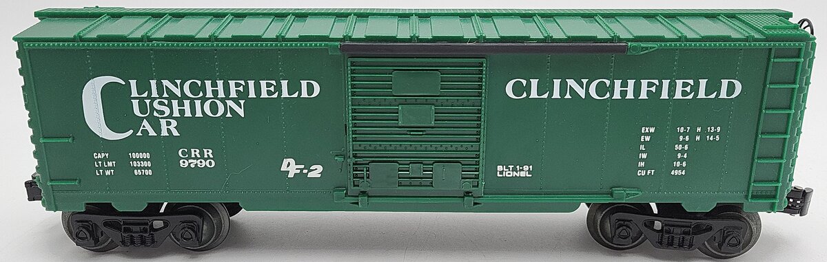 Lionel 6-19243 O Gauge Clinchfield Boxcar #9790 EX/Box