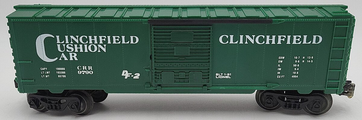 Lionel 6-19243 O Gauge Clinchfield Boxcar #9790 EX/Box