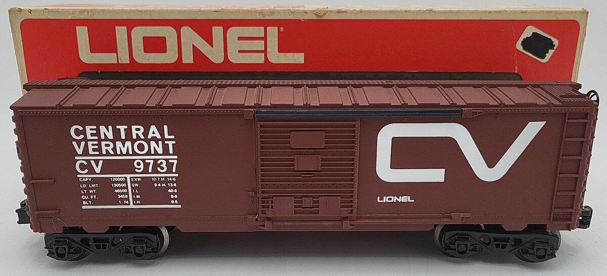 Lionel 6-9737 O Gauge Central Vermont Boxcar EX/Box