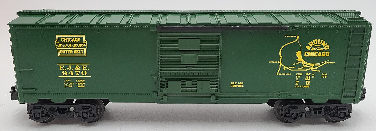 Lionel 6-9470 O Gauge EJ&E Railway Chicago Outer Belt Boxcar #9470 EX/Box