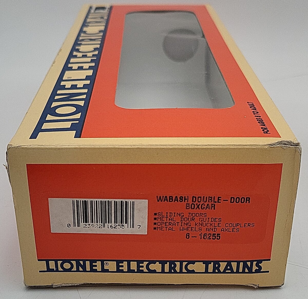 Lionel 6-16255 O Gauge Wabash Double Door Boxcar #16255 VG/Box