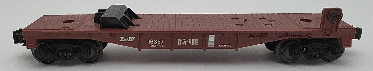 Lionel 6-16357 O Gauge Louisville and Nashville Flatcar w/Trailer VG/Box