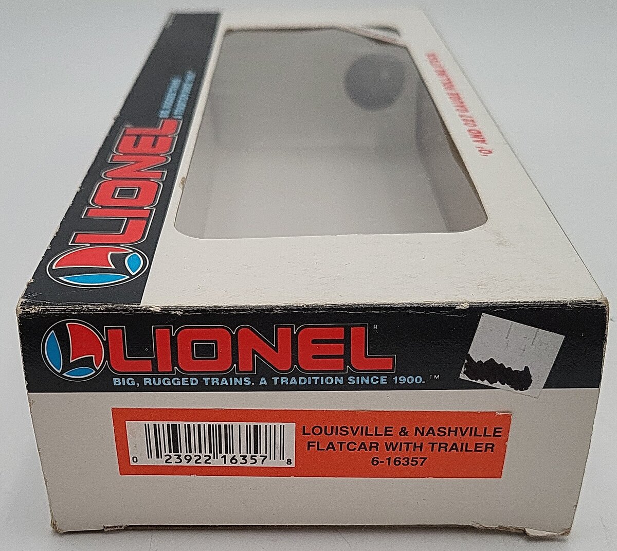 Lionel 6-16357 O Gauge Louisville and Nashville Flatcar w/Trailer VG/Box