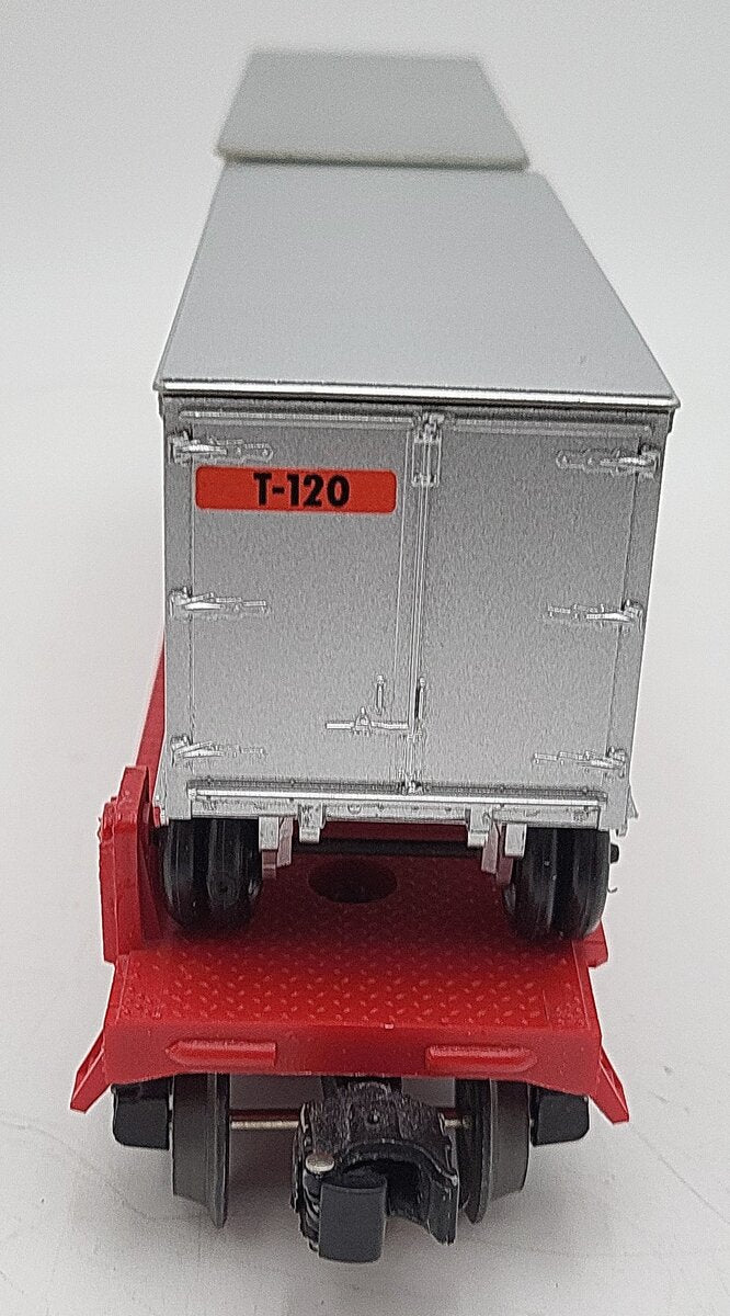 Lionel 6-19404 O Gauge Western Maryland Flatcar with Trailers #19404 EX/Box