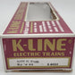 K-Line K64234 O Gauge Santa Fe "The Chief" Classic Map Car #4 VG/Box