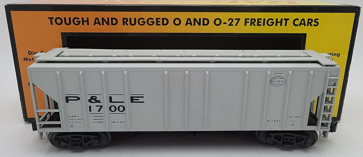 MTH 30-75506 O Pittsburgh & Lake Erie RailKing Ps-2 Discharge Hopper Car #1700 LN/Box