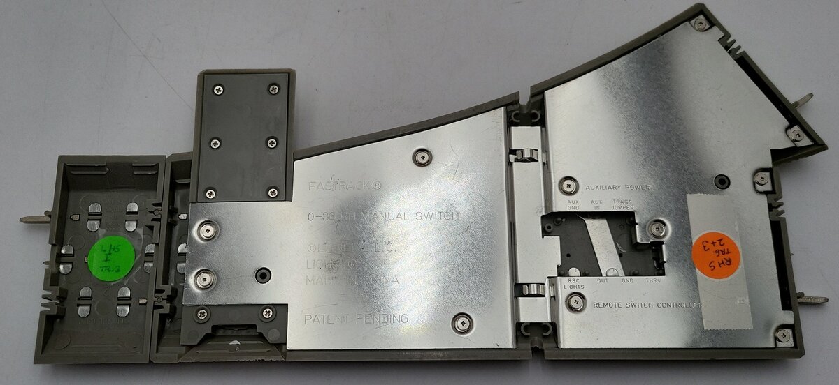 Lionel 6-12018 O O36 FasTrack Right Hand Manual Switch Turnout VG/Box