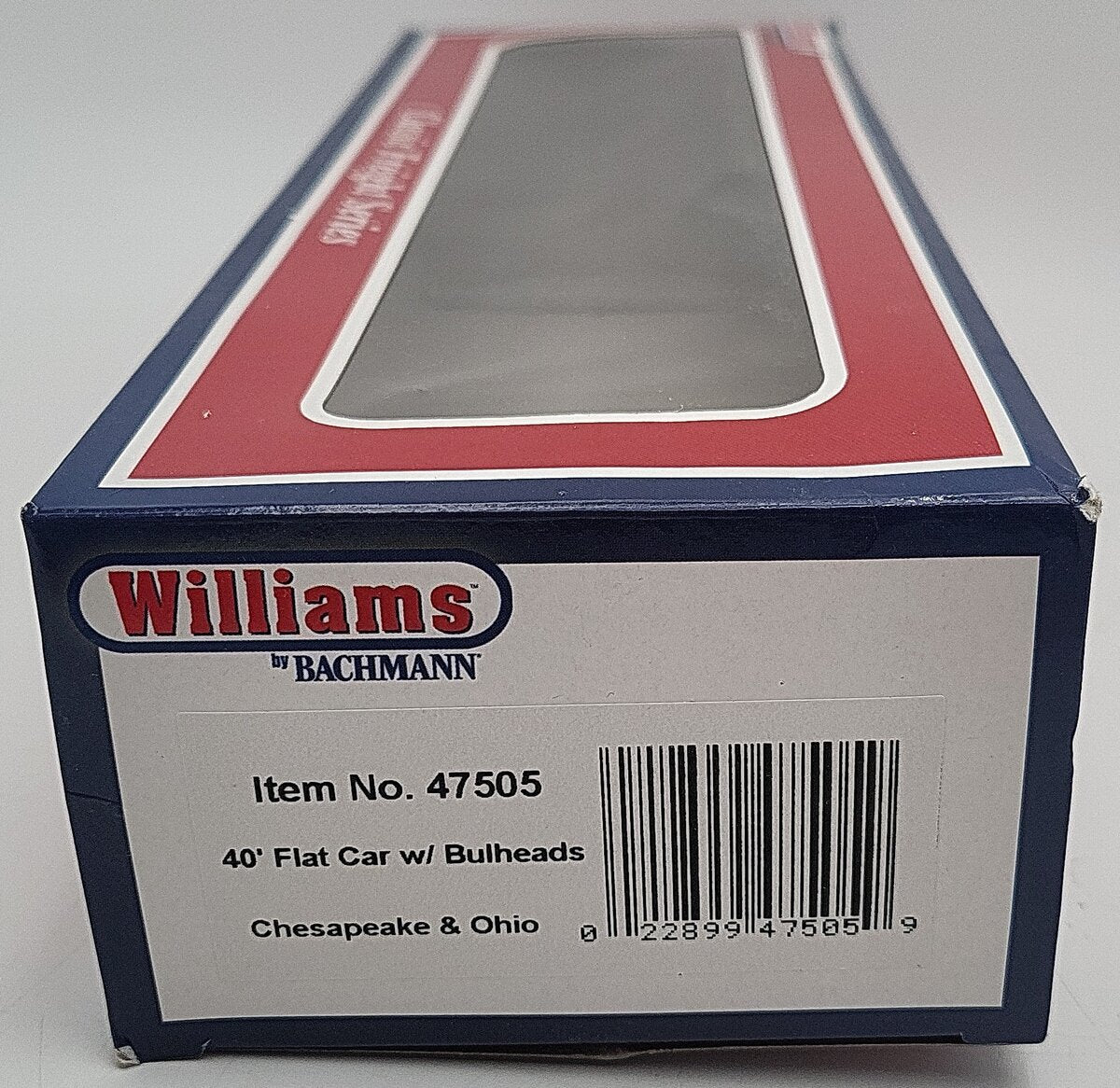 Williams 47505 O C&O 40' Flatcar w/ Bulkhead #80488 LN/Box