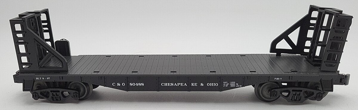 Williams 47505 O C&O 40' Flatcar w/ Bulkhead #80488 LN/Box