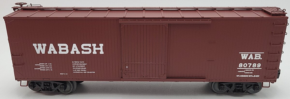 Lionel 6-83351 O Gauge Wabash Double Door Sheath Boxcar #80789 EX/Box