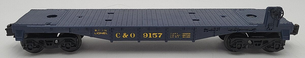 Lionel 6-9157 Chesapeake & Ohio Flatcar VG